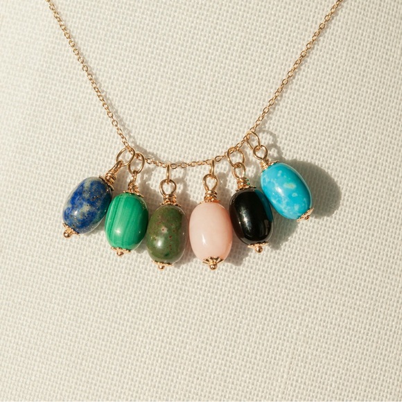 Pink opal Adonis charm